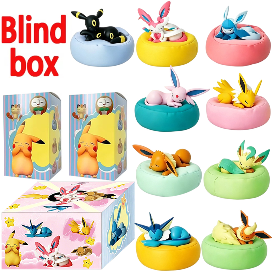 Pokemon Anime Merchandise - Anime Pokémon Eevee blind box Model