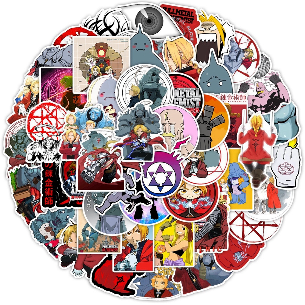 Sticker Sheet Set - 1 Pack Anime Sticker Fullmetal Alchemist