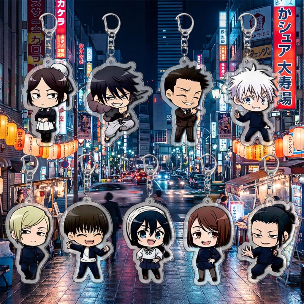 Anime Merchandise Keychains - Jujutsu Kaisen Acrylic Keychain Yuji Itadori