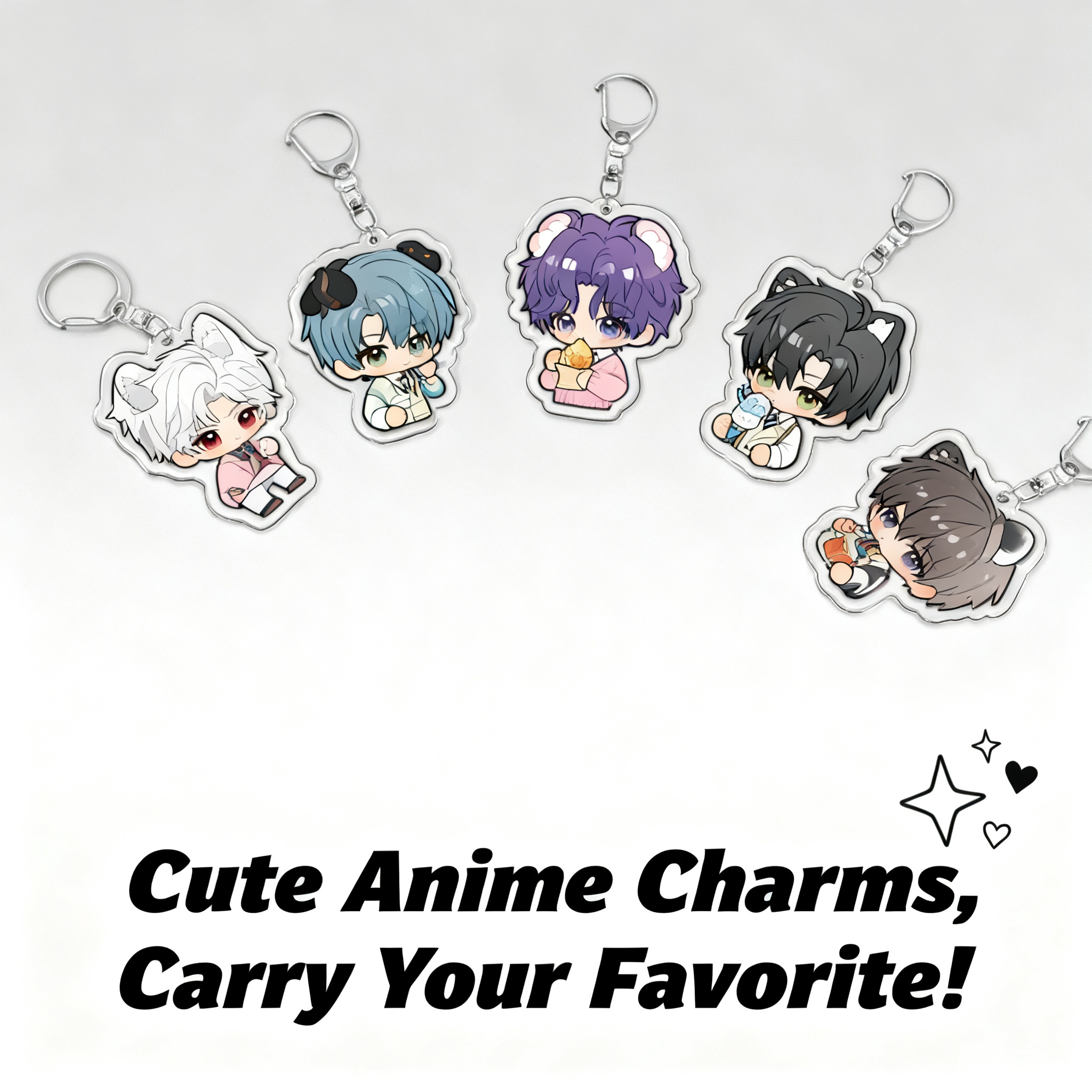 Anime Merchandise Keychains - Re Shen Shen Xing Hui Anime