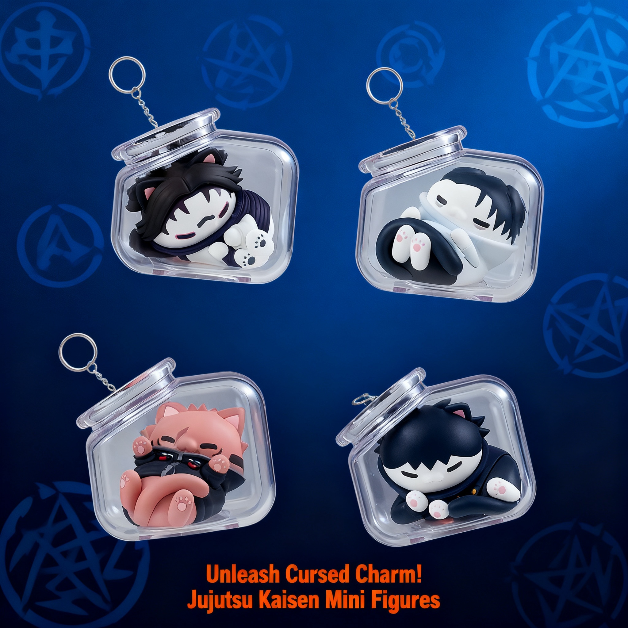 Anime Merchandise Keychains - Jujutsu Kaisen Gojo Satoru Yuji Itadori