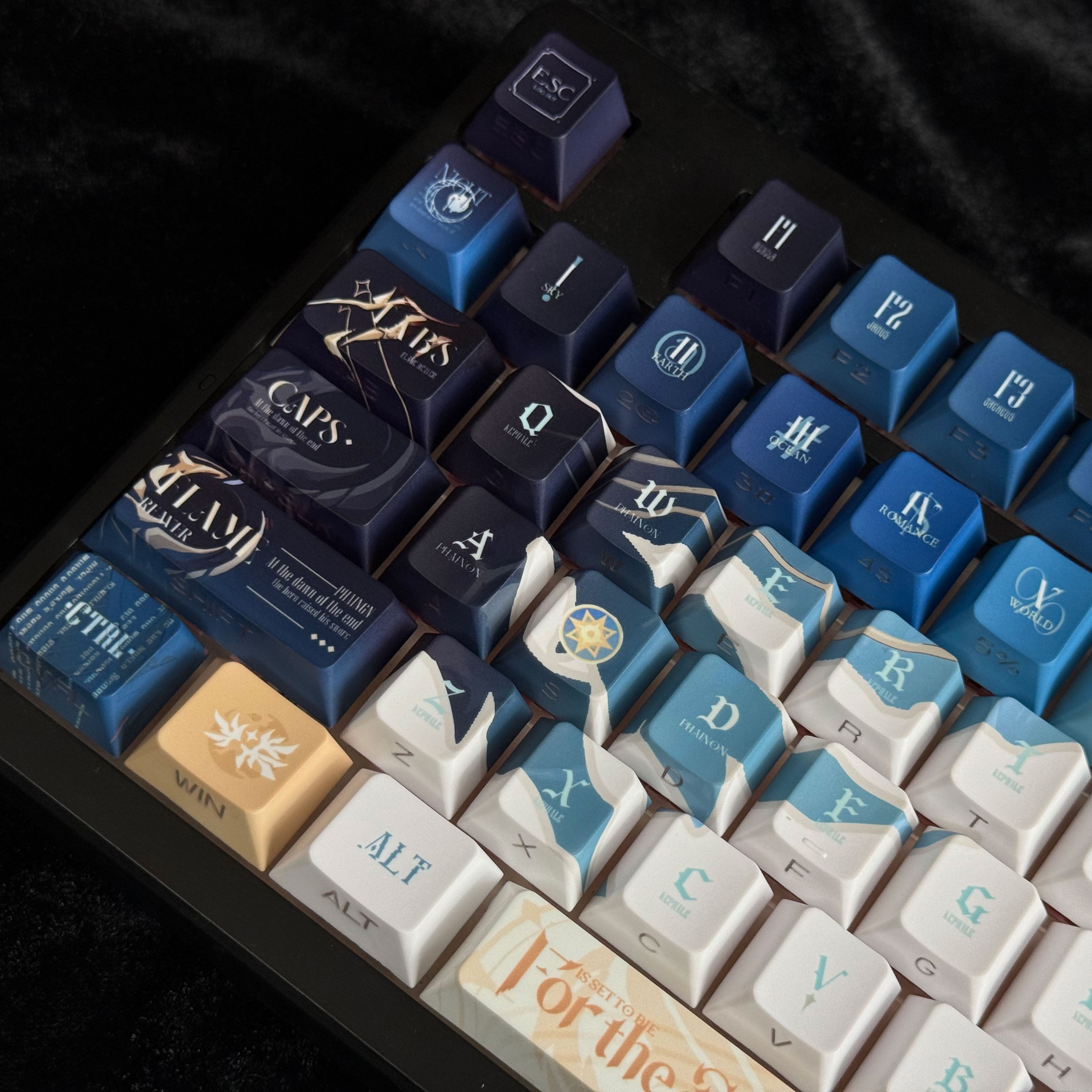Keycap Artisan Anime - 120 Keys Honkai: Star Rail Keycaps