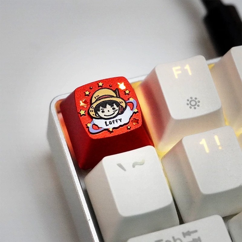 ONE PIECE Keycap Kawaii Anime  - Keycap Artisan Anime avaliação e preço
