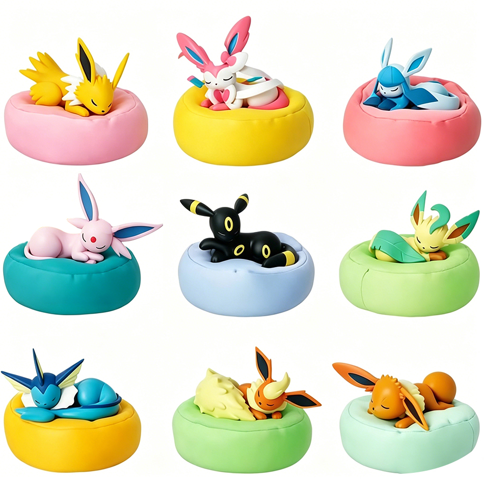 Anime Pokémon Eevee blind box  - Pokemon Anime Merchandise avaliação e preço