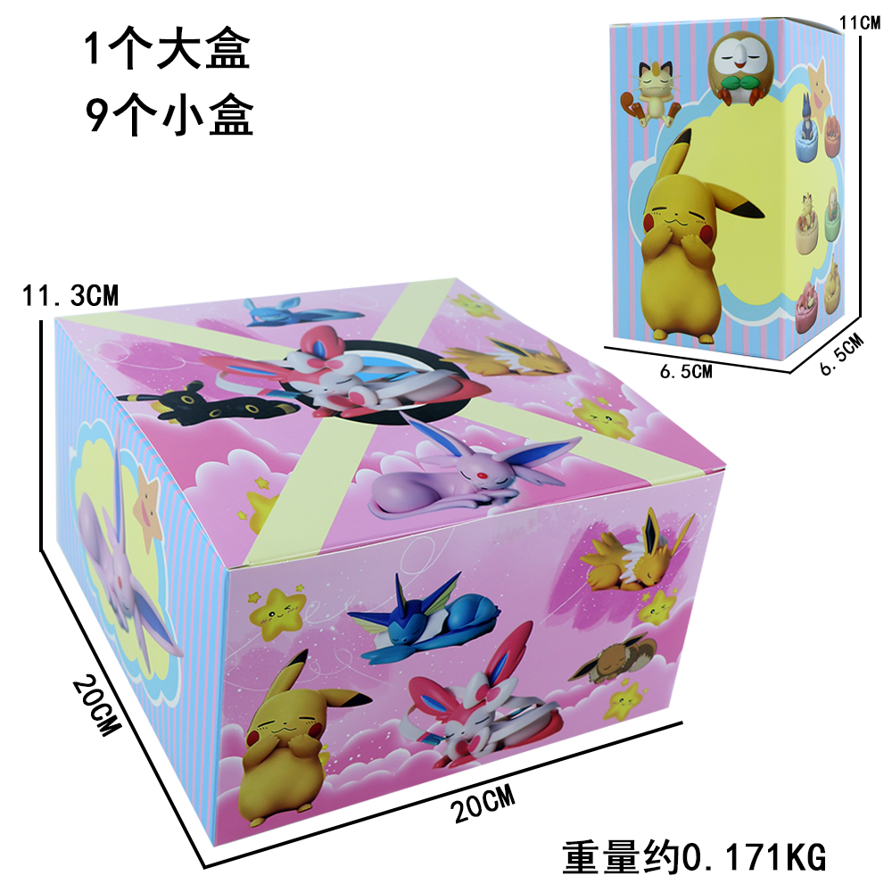 Anime Pokémon Eevee blind box  - Pokemon Anime Merchandise avaliação e preço