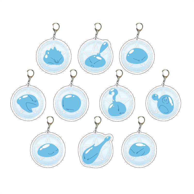 Genshin Impact Slime Acrylic A - Anime Merchandise Keychains avaliação e preço