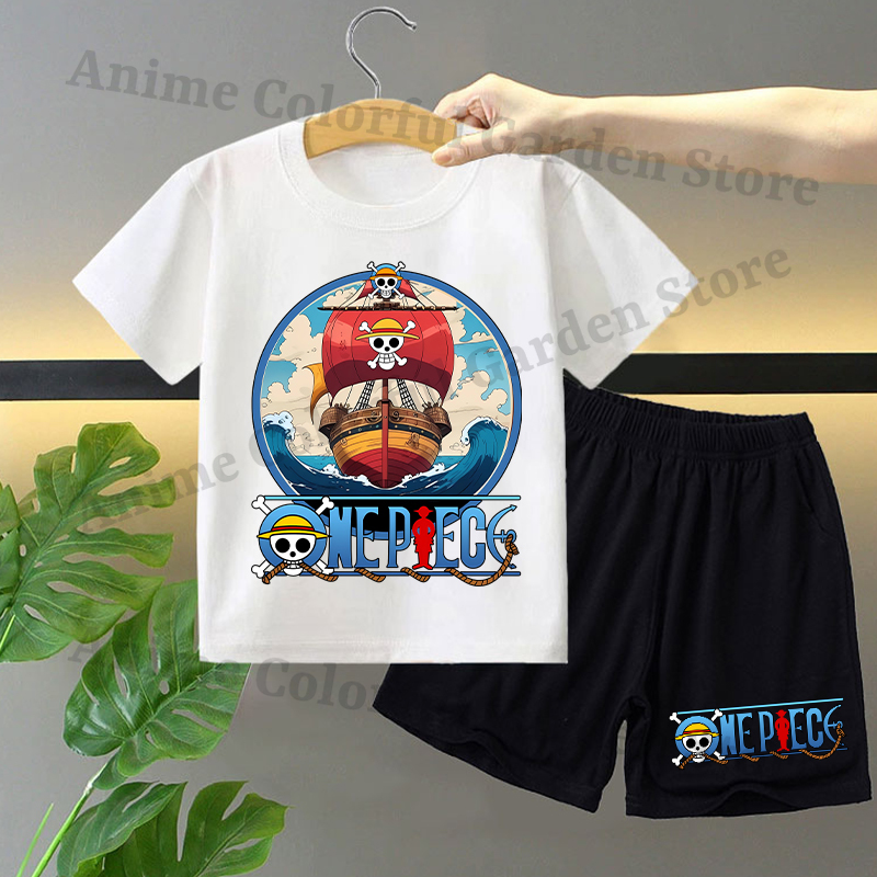 One Piece 2pcs Short Sleeved S - Anime Girl Merchandise avaliação e preço
