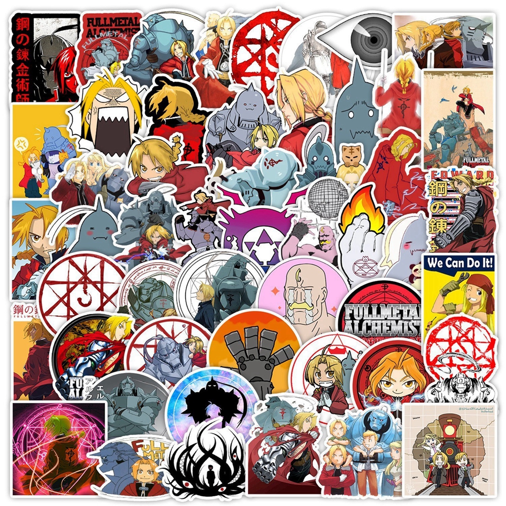 1 Pack Anime Sticker Fullmetal - Sticker Sheet Set avaliação e preço