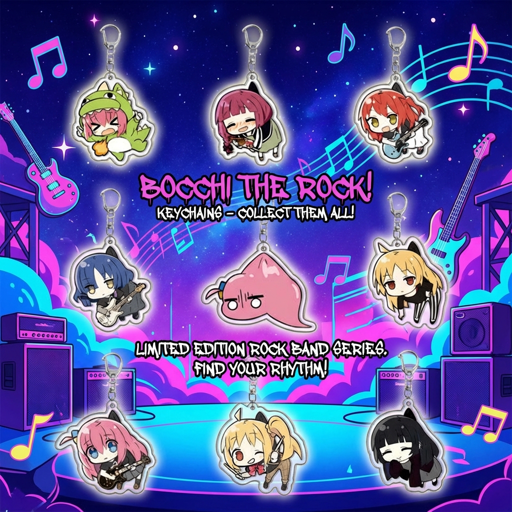 Bocchi the Rock  Goto Hitori I - Anime Merchandise Keychains avaliação e preço