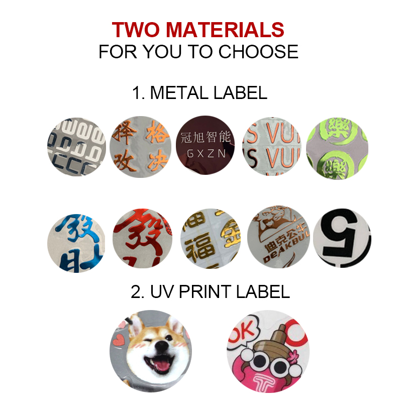 Personal Logo Print Metal 3D G - Sticker Sheet Set avaliação e preço