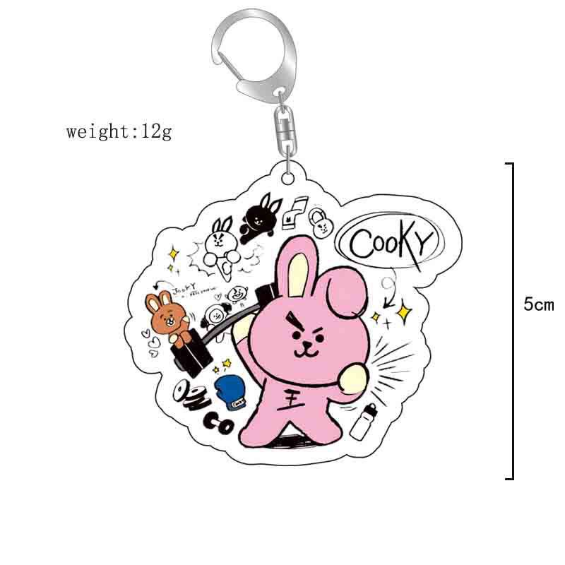 BT21 anime cartoon cute acryli - Anime Girl Merchandise avaliação e preço