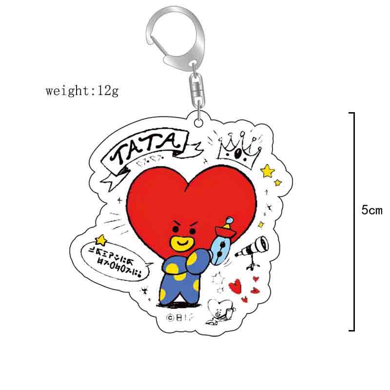 BT21 anime cartoon cute acryli - Anime Girl Merchandise avaliação e preço