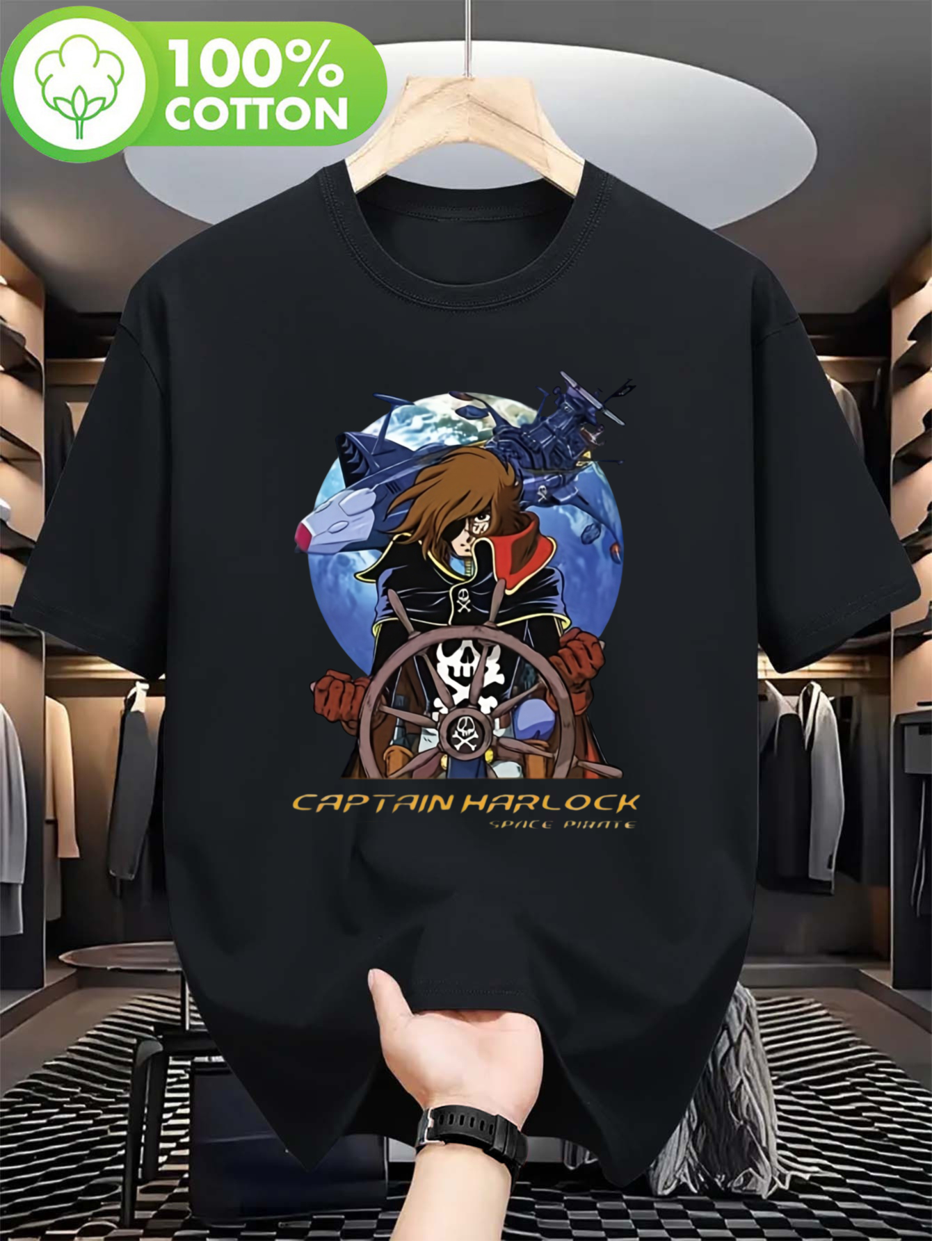Men'S Anime Space Pirate Capta - Anime Merchandise Logo avaliação e preço