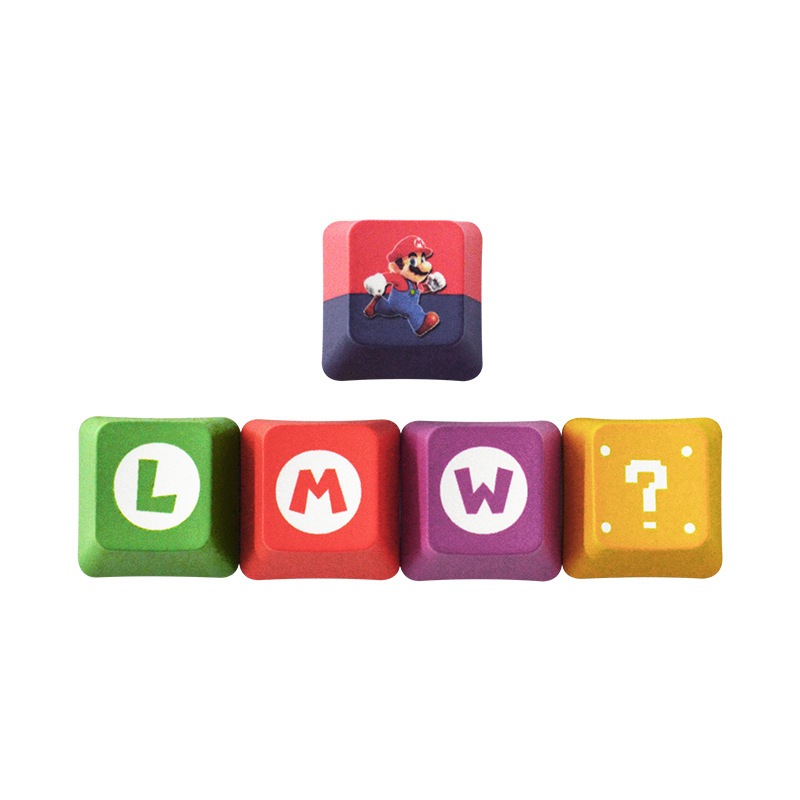 5pcs/lot Cartoon Keycaps Anime - Keycap Artisan Anime avaliação e preço