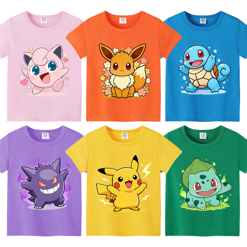 Anime Pokemons Kawaii T-shirts - Anime Girl Merchandise avaliação e preço
