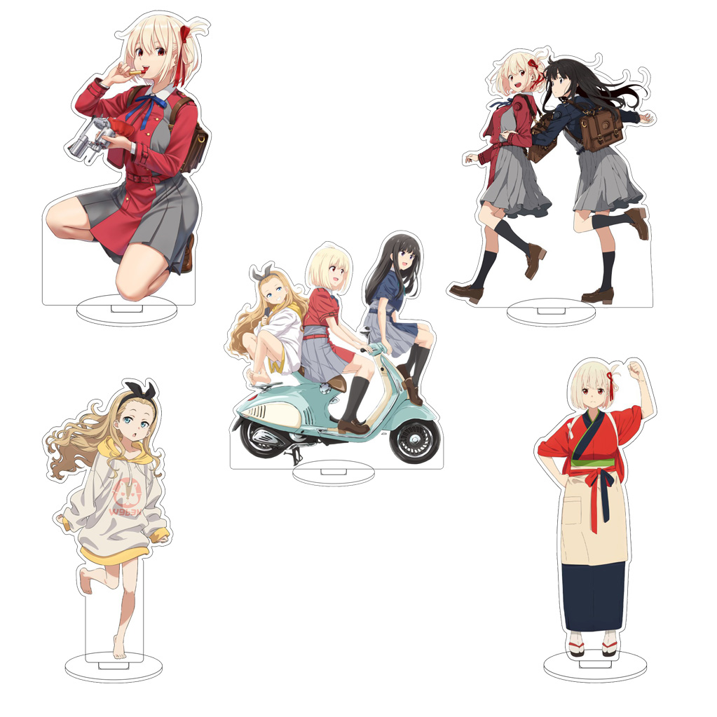 16CM Anime Lycoris Recoil Nish - Anime Character Merchandise avaliação e preço