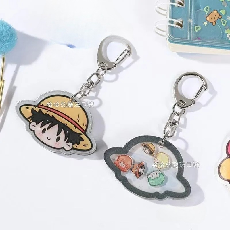 One Piece Monkey D Luffy Kawai - Anime Merchandise Keychains avaliação e preço