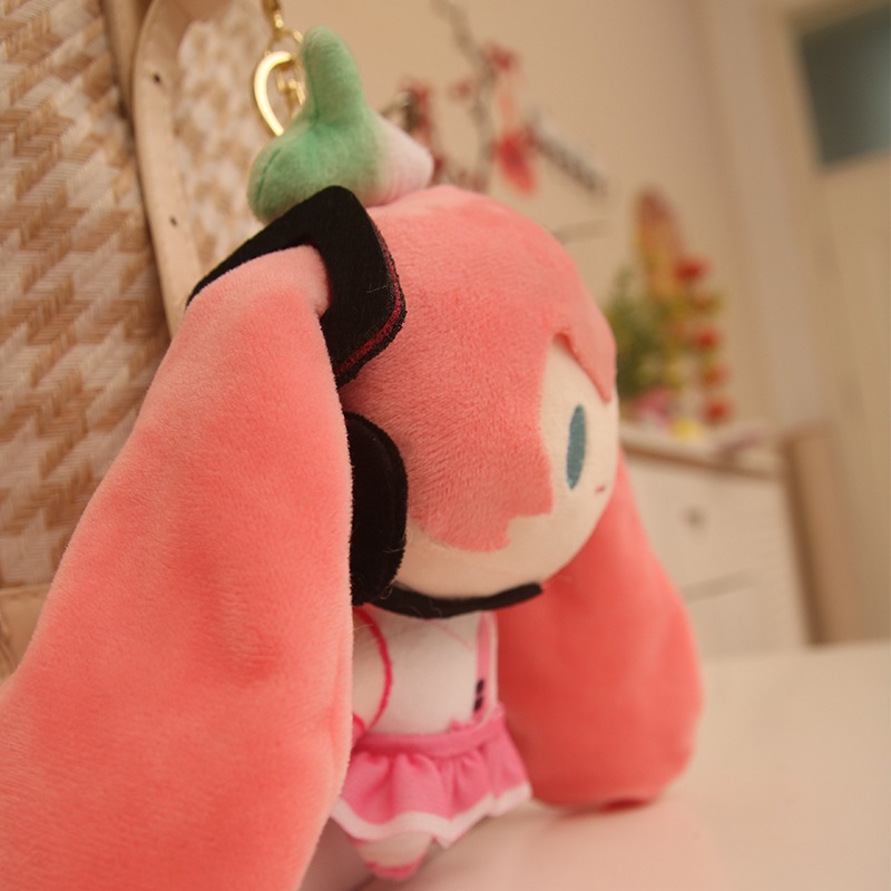 Miku Hatsune Anime Plush Doll  - Anime Merchandise Keychains avaliação e preço