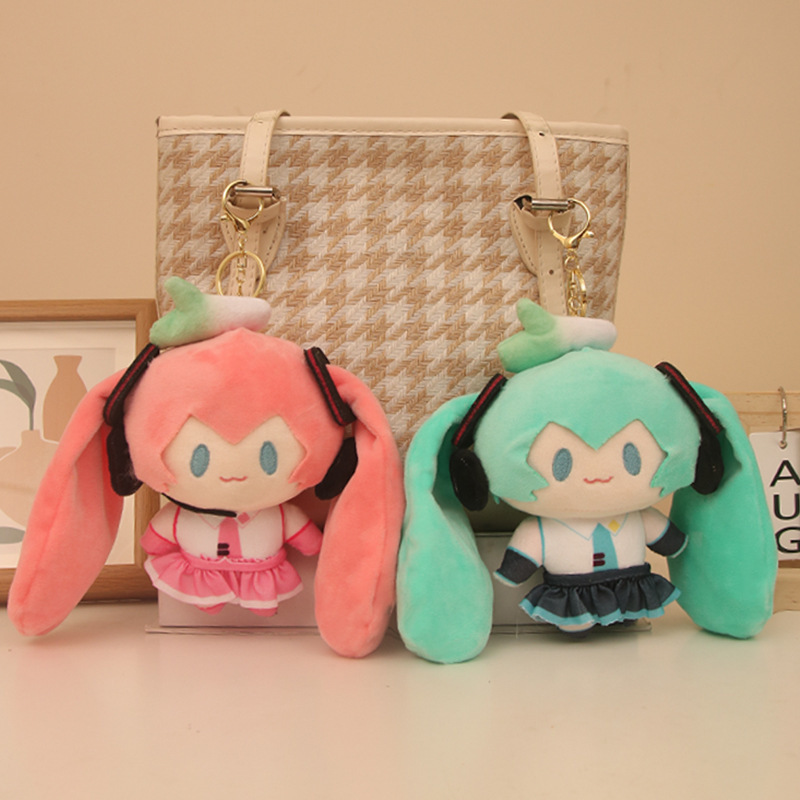 Miku Hatsune Anime Plush Doll  - Anime Merchandise Keychains avaliação e preço