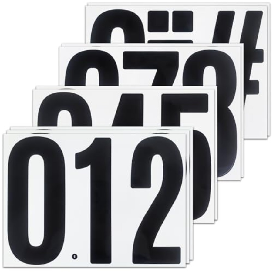 12 Sheets 7 Inch 0-9 Number St - Sticker Sheet Set avaliação e preço