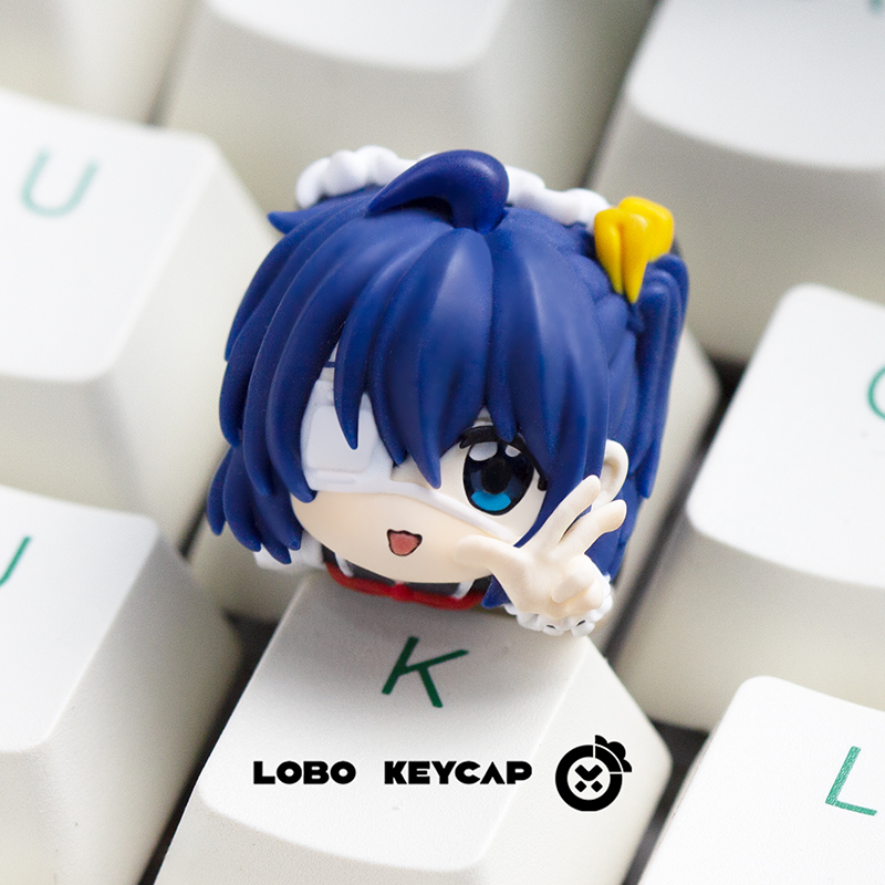 Lobo Keycap Rikka Takanashi An - Keycap Artisan Anime avaliação e preço