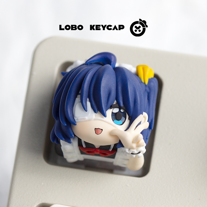 Lobo Keycap Rikka Takanashi An - Keycap Artisan Anime avaliação e preço