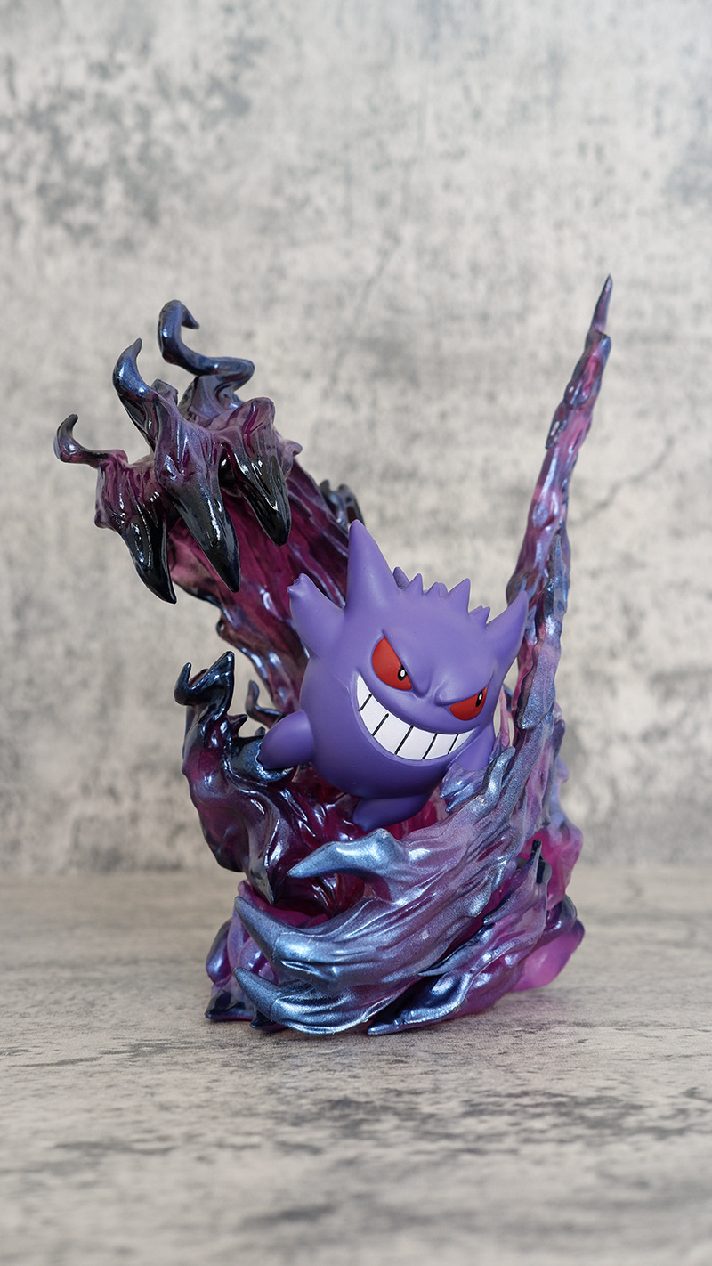 19cm Anime Pokemon Gengar Batt - Pokemon Anime Merchandise avaliação e preço