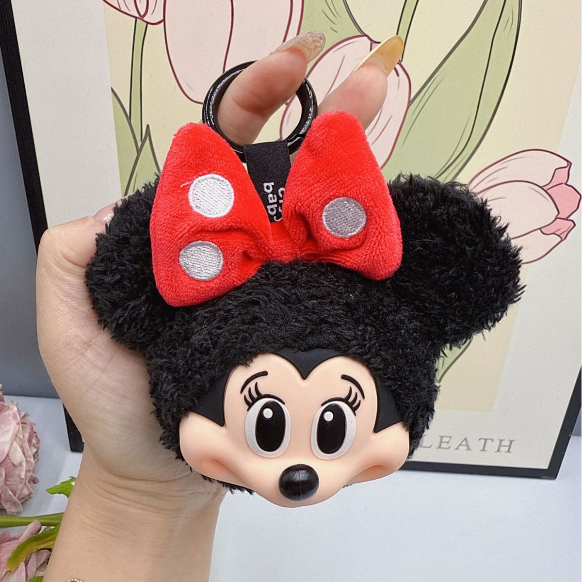 Mickey Minnie Plush Doll Keych - Anime Merchandise Keychains avaliação e preço