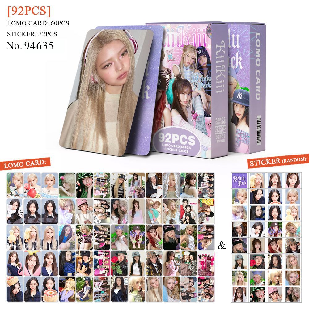 92pcs KiiiKiii Delulu Pack Pho - Sticker Sheet Set avaliação e preço