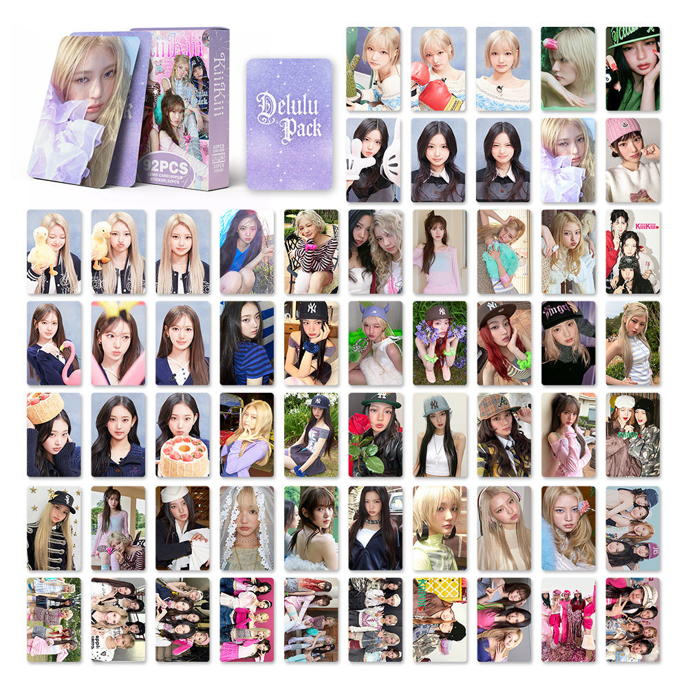 92pcs KiiiKiii Delulu Pack Pho - Sticker Sheet Set avaliação e preço