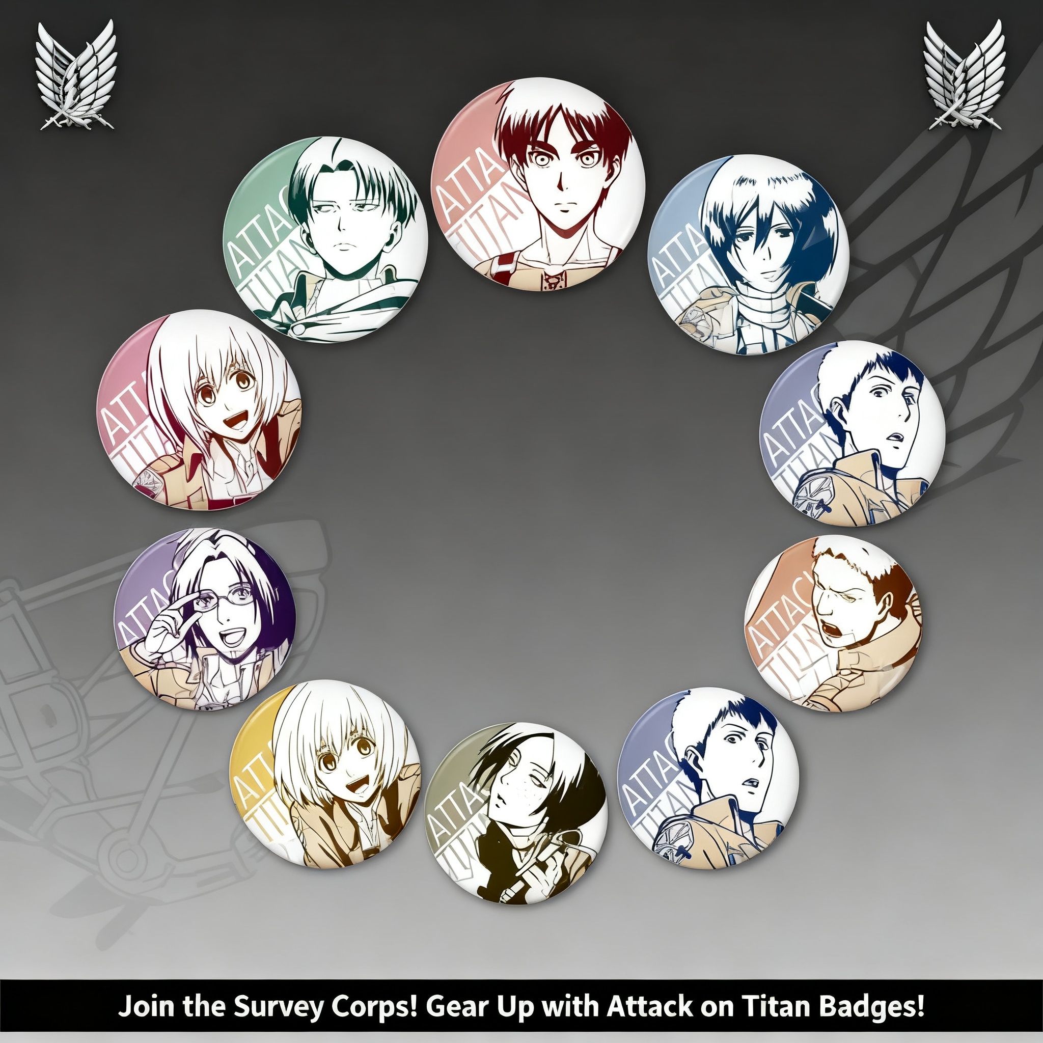 Attack on Titan Levi Ackerman  - Anime Merchandise Keychains avaliação e preço