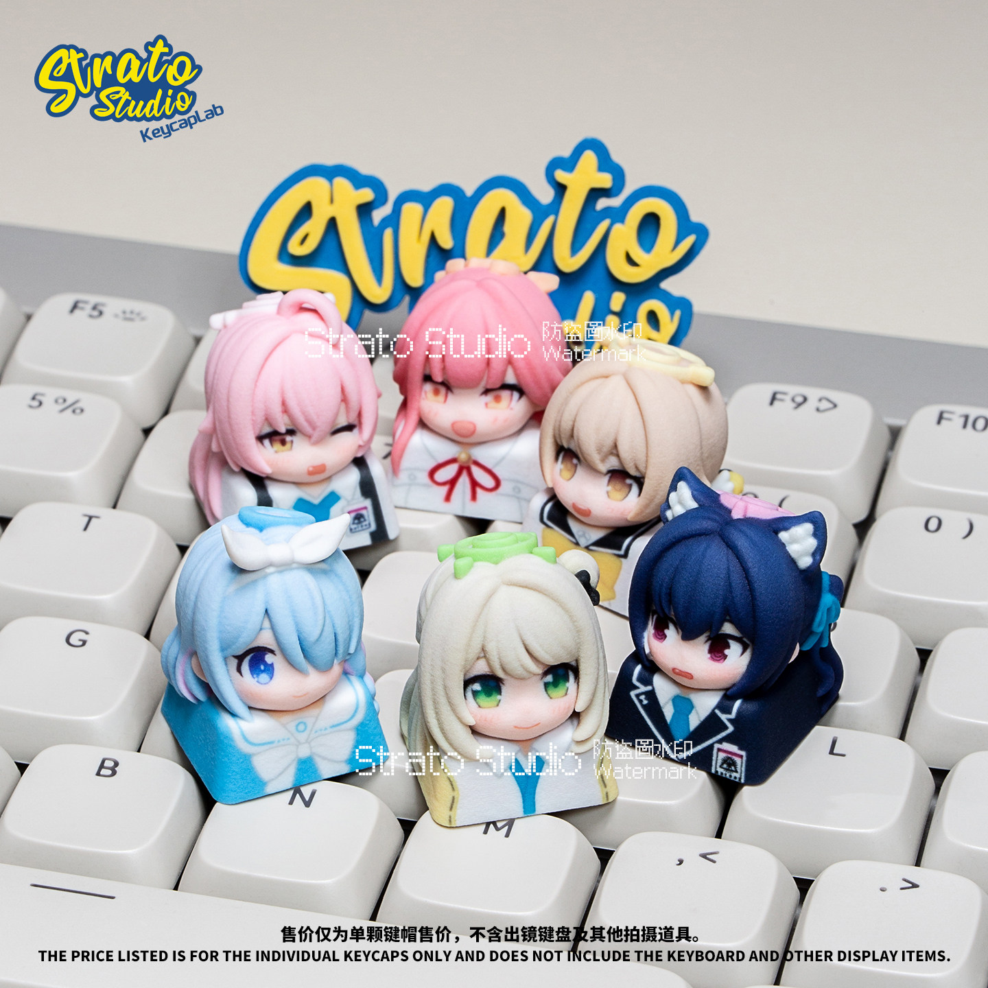 New Blue Archive Cartoon Anime - Keycap Artisan Anime avaliação e preço