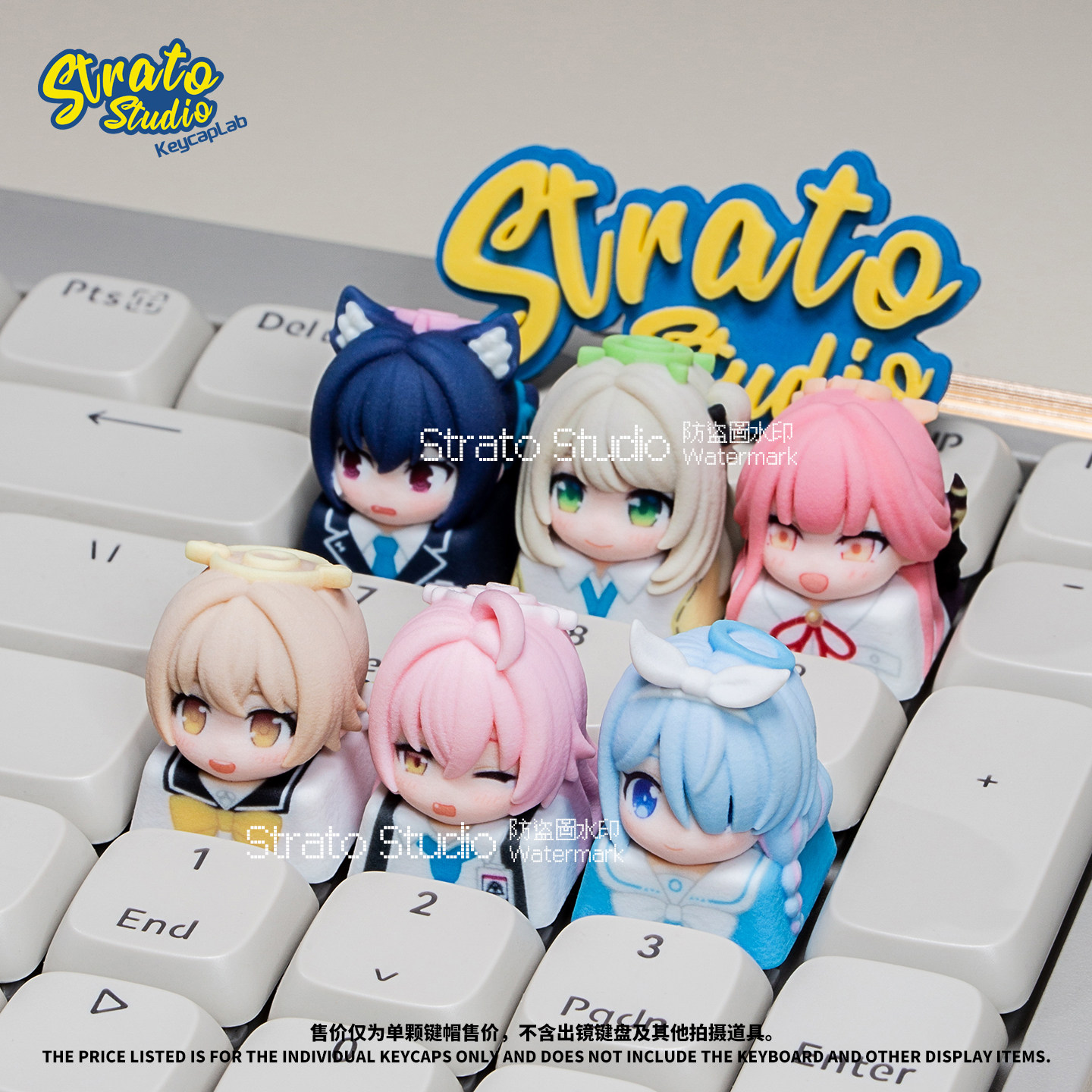 New Blue Archive Cartoon Anime - Keycap Artisan Anime avaliação e preço