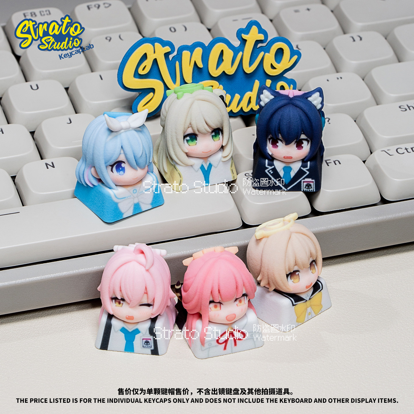 New Blue Archive Cartoon Anime - Keycap Artisan Anime avaliação e preço