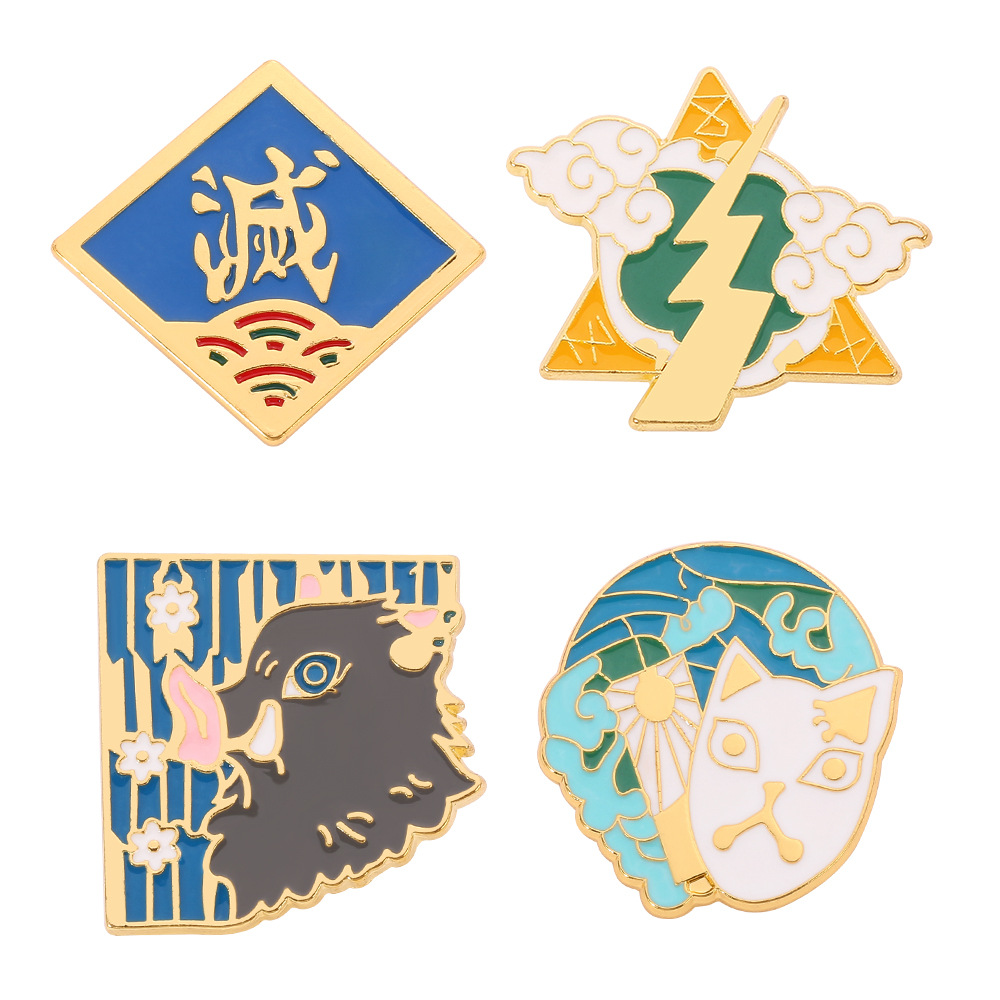 1pcs Anime Merchandise Pin Bad - Anime Merchandise Logo avaliação e preço
