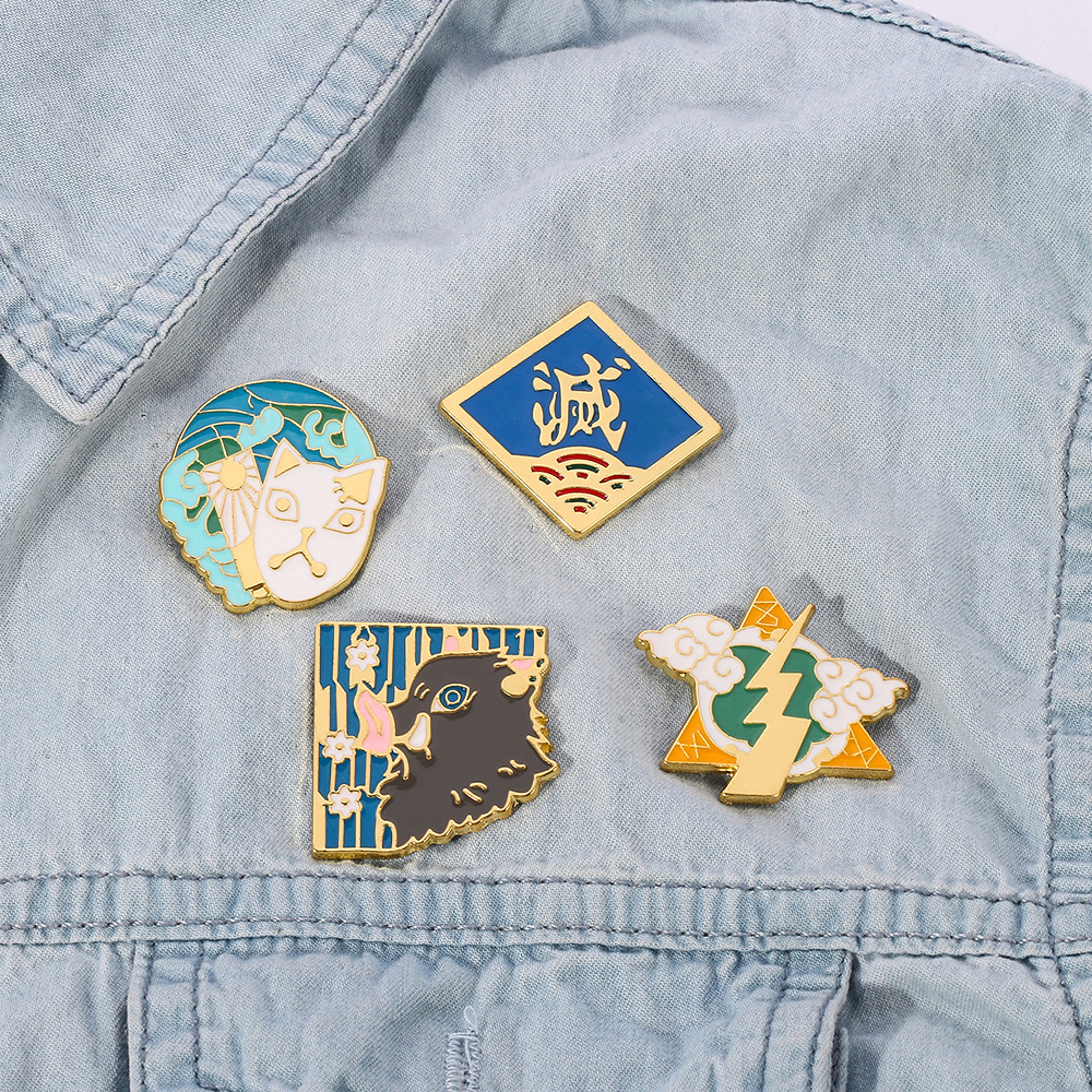 1pcs Anime Merchandise Pin Bad - Anime Merchandise Logo avaliação e preço