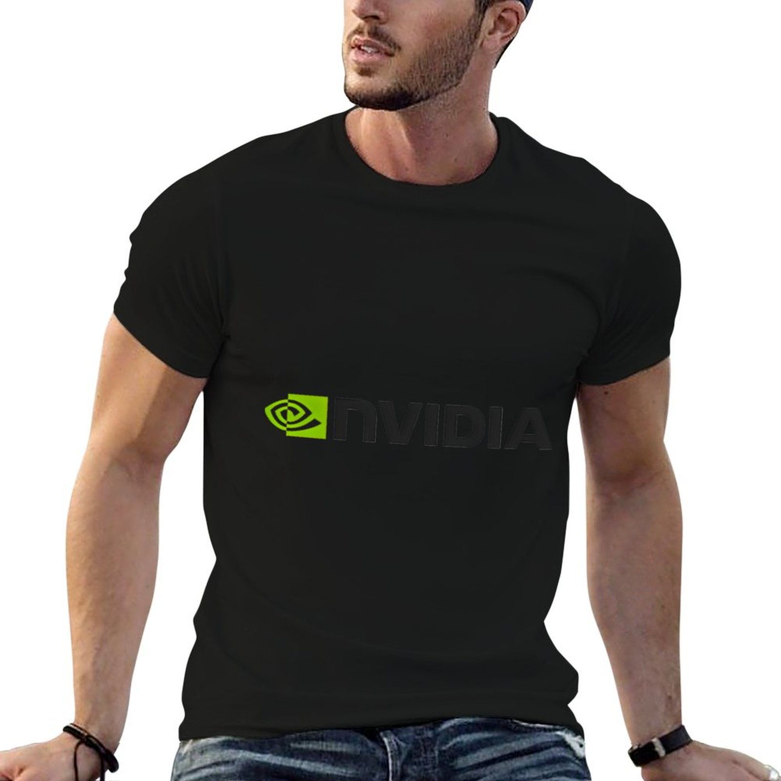 Nvidia Logo Merchandise T-Shir - Anime Merchandise Logo avaliação e preço