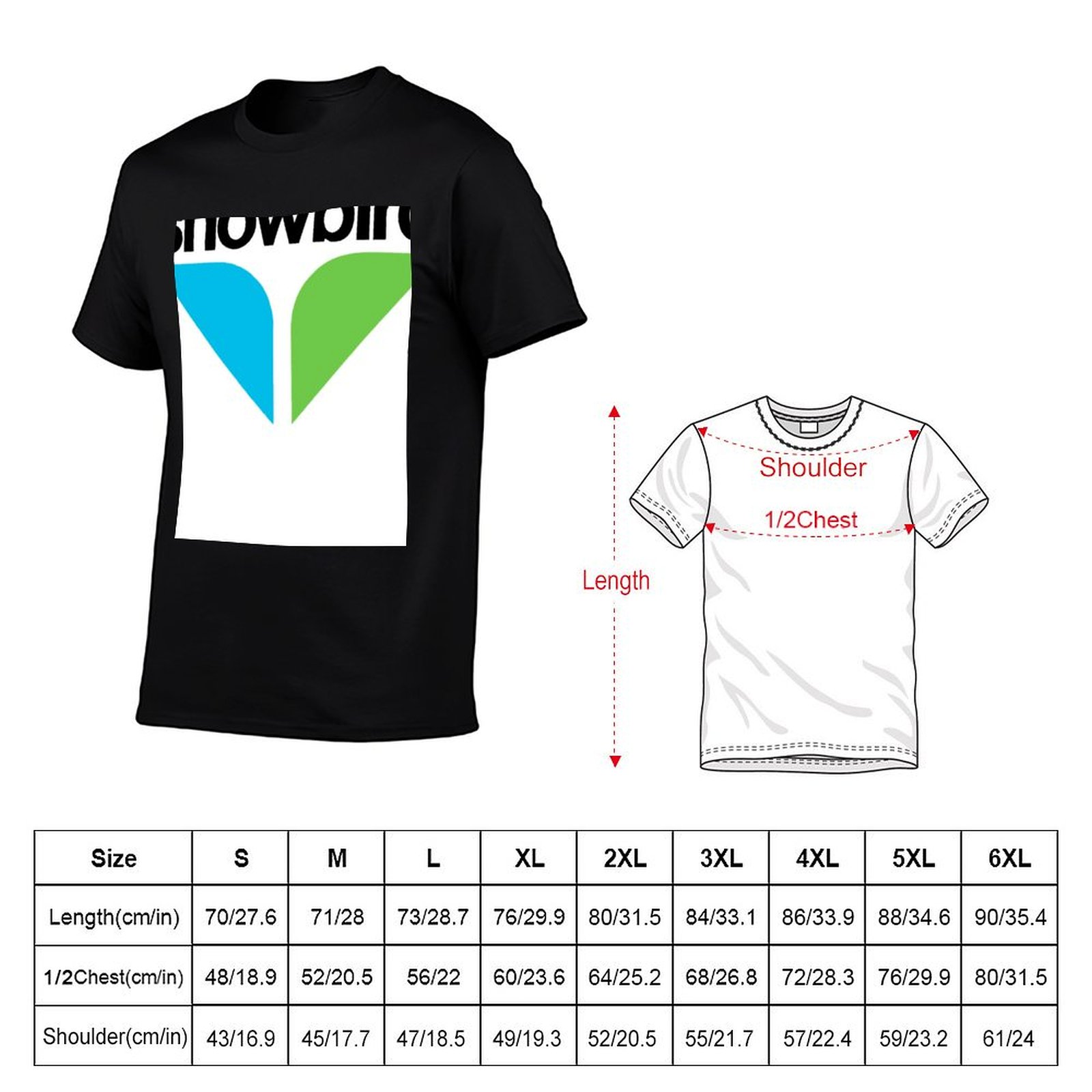 Snowbird Logo Merchandise T-Sh - Anime Merchandise Logo avaliação e preço