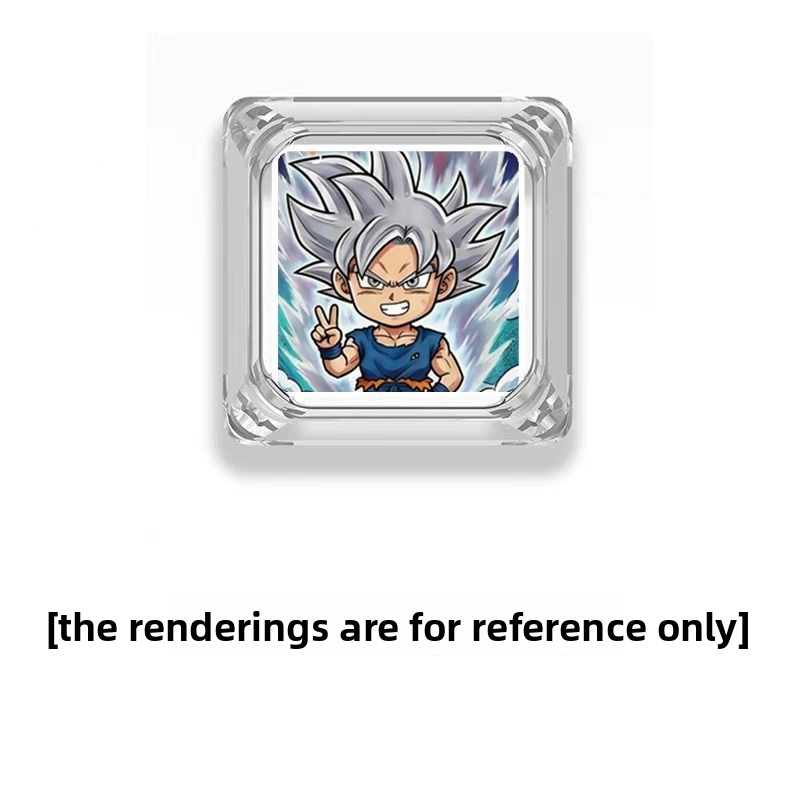 Dragon Ball Super Saiyan Carto - Keycap Artisan Anime avaliação e preço