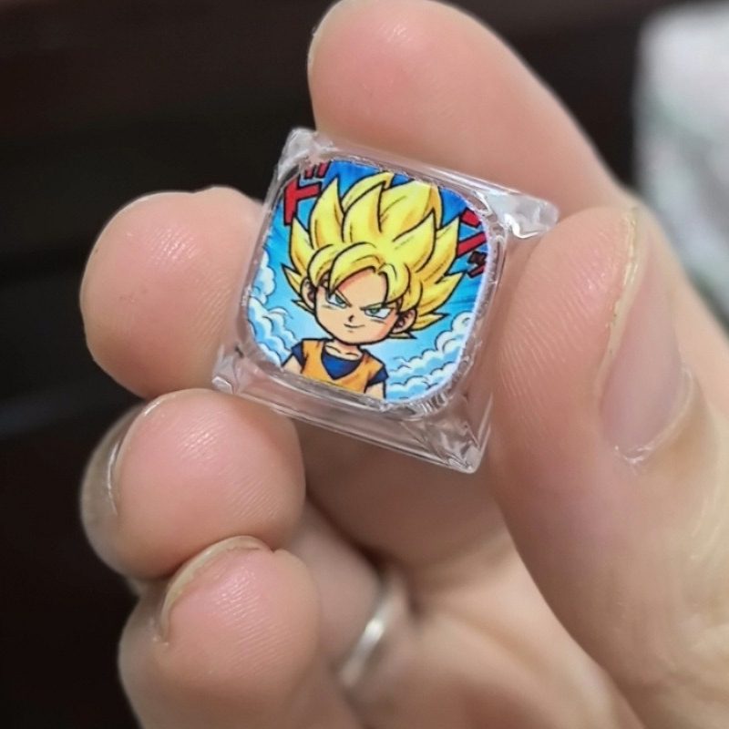 Dragon Ball Super Saiyan Carto - Keycap Artisan Anime avaliação e preço
