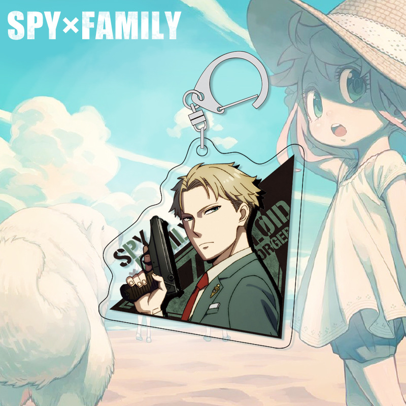 SPY×FAMILY Anya Keychain Acryl - Anime Merchandise Keychains avaliação e preço