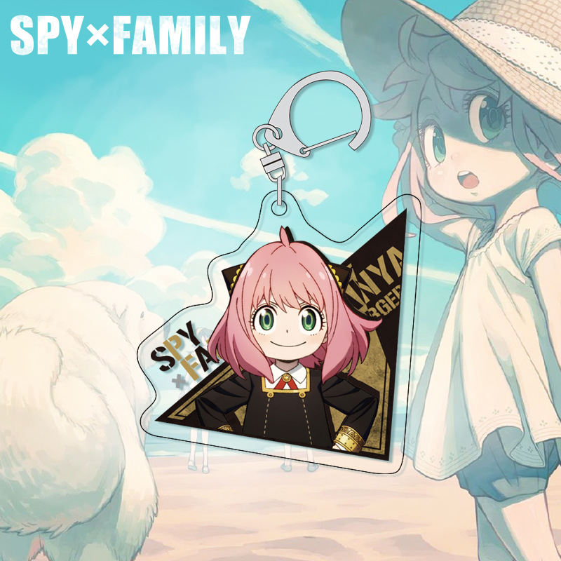 SPY×FAMILY Anya Keychain Acryl - Anime Merchandise Keychains avaliação e preço