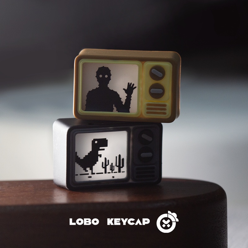 Fashion Dinosaur TV Keycaps Li - Keycap Artisan Anime avaliação e preço
