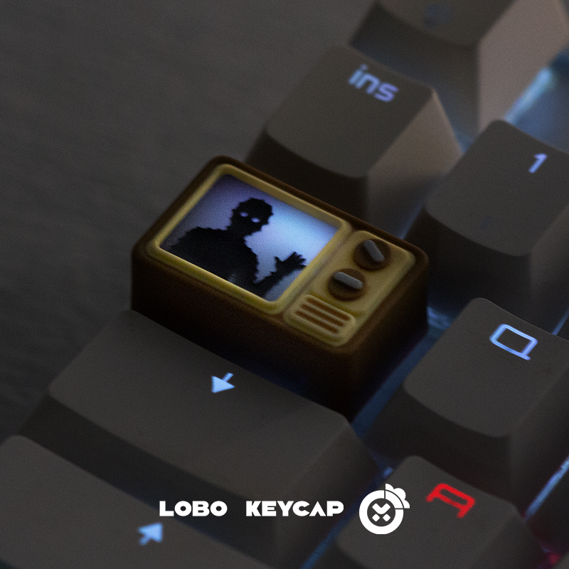 Fashion Dinosaur TV Keycaps Li - Keycap Artisan Anime avaliação e preço