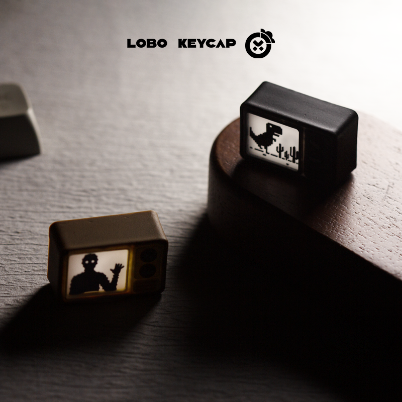 Fashion Dinosaur TV Keycaps Li - Keycap Artisan Anime avaliação e preço