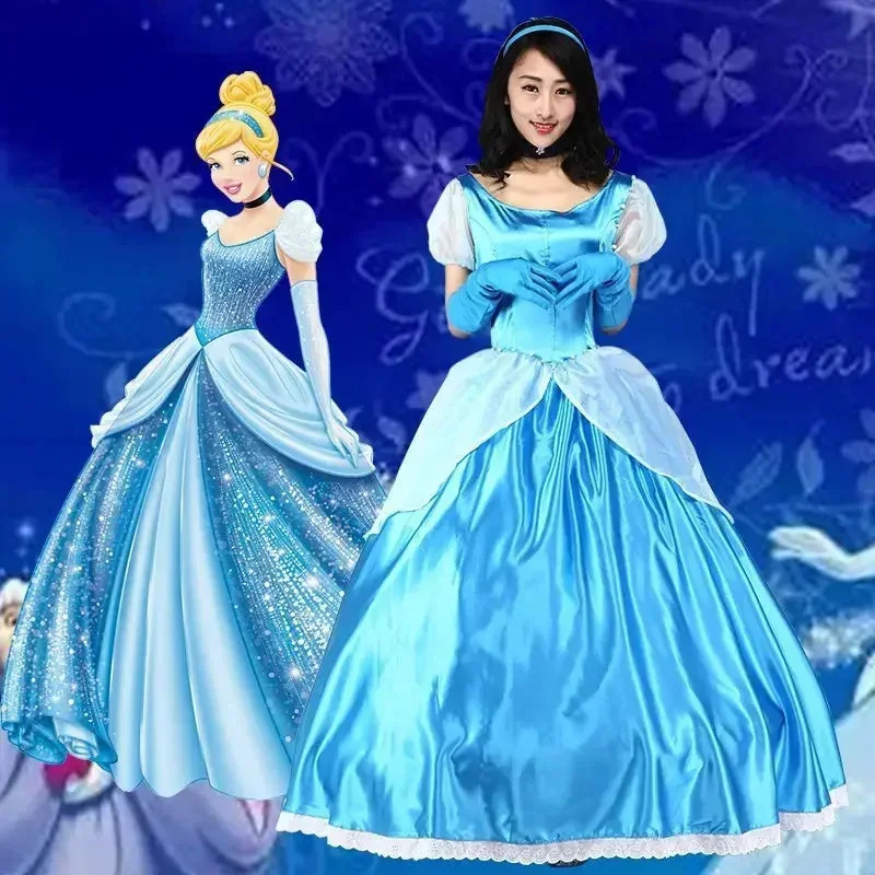 2020 Cinderella cosplay adult  - Anime Girl Merchandise avaliação e preço