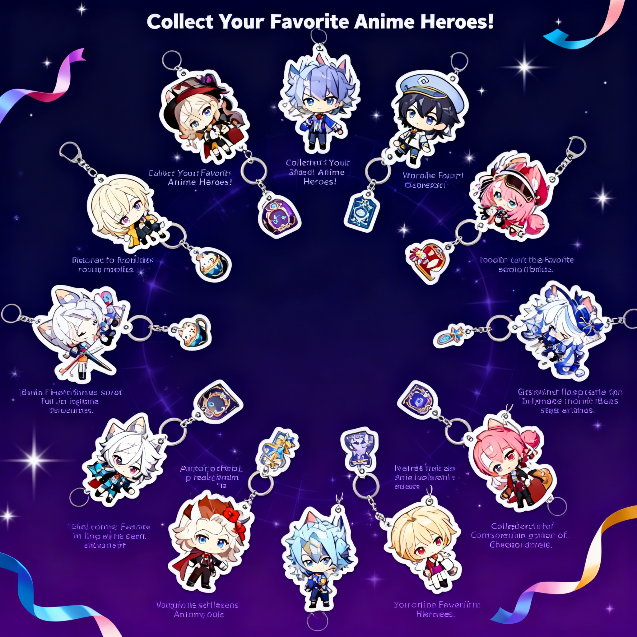 Genshin Impact Traveler Wander - Anime Merchandise Keychains avaliação e preço