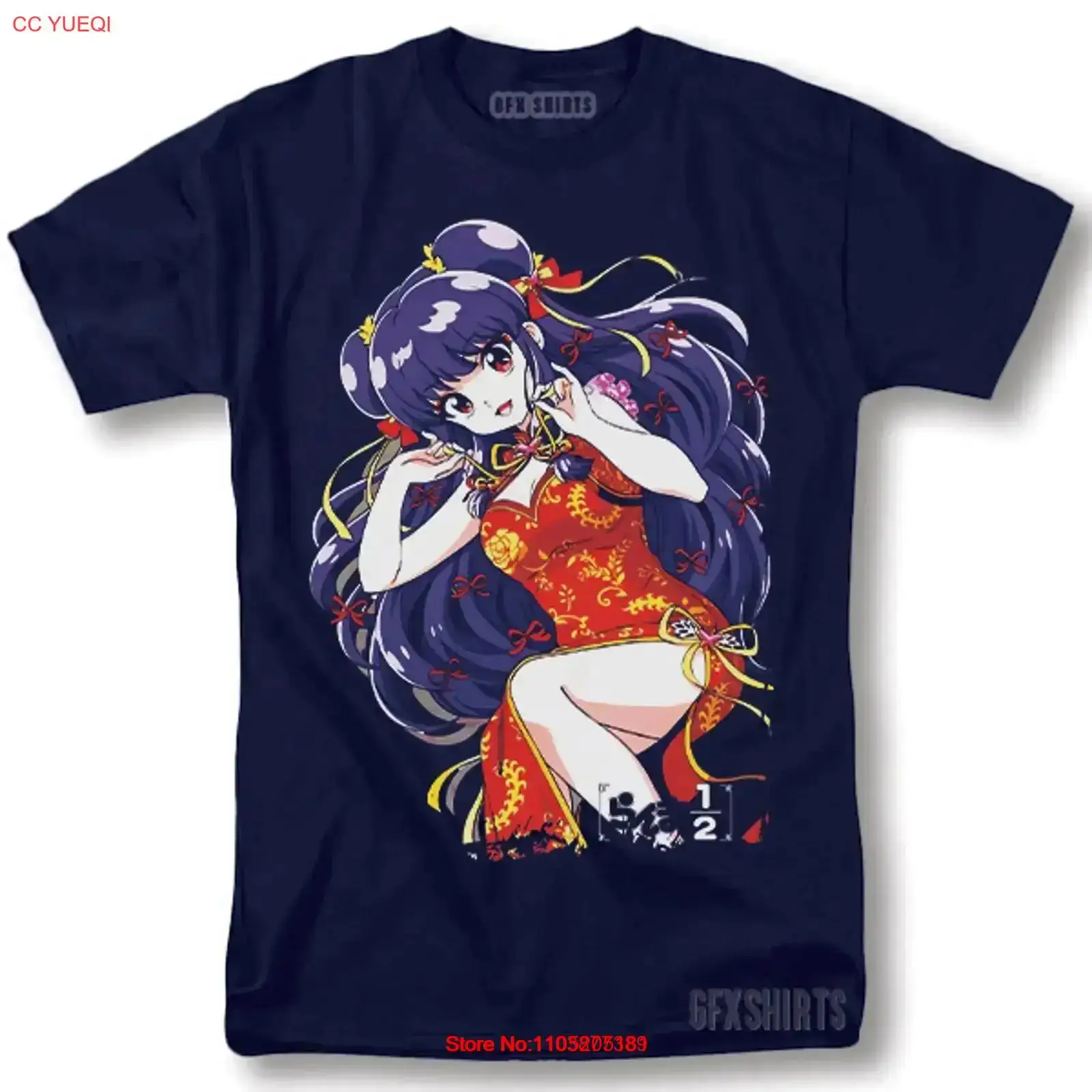 Ranma 1 2 T Shirt Anime Manga  - Anime Girl Merchandise avaliação e preço