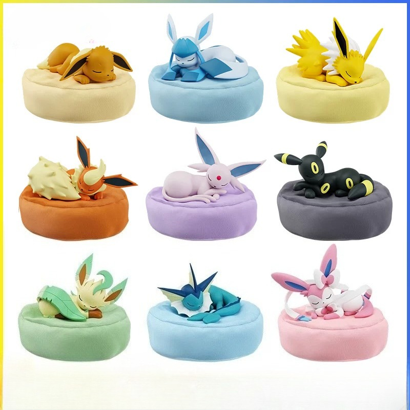 Pokemon Eevee Sleeping Positio - Pokemon Anime Merchandise avaliação e preço