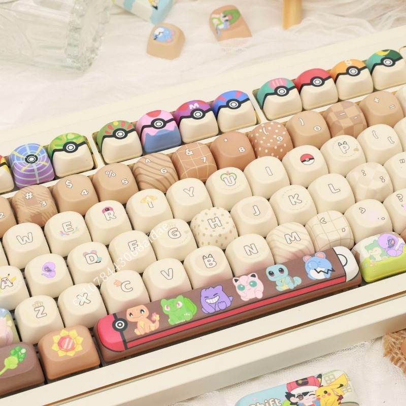 Anime Pokemon Keycaps MOA Heig - Keycap Artisan Anime avaliação e preço